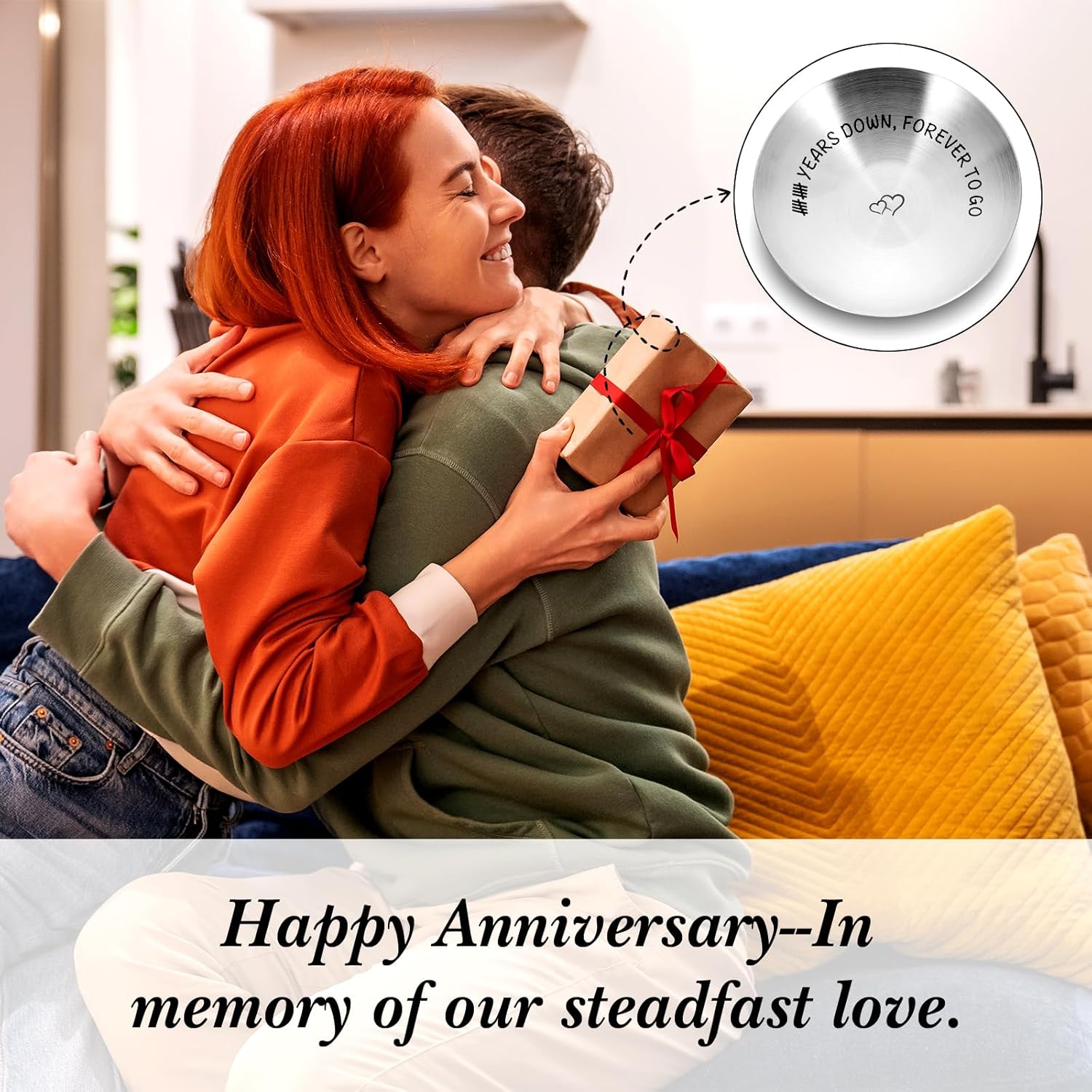 10 Year Anniversary Ring Holder Gift for Wife Husband I518084