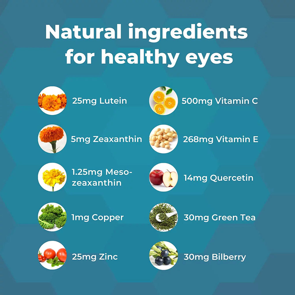 Eyecheck Macutene Macular Support Supplement with Lutein, 60 Capsules A39986