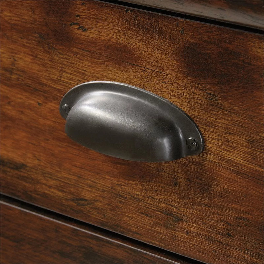 Pemberly Row Computer Desk with Hutch, Curado Cherry J48760
