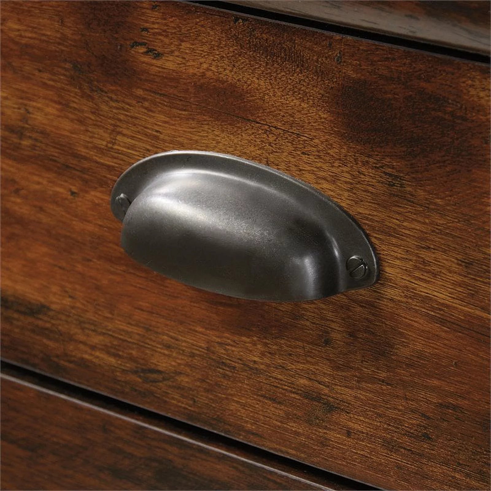 Pemberly Row Computer Desk with Hutch, Curado Cherry J48760