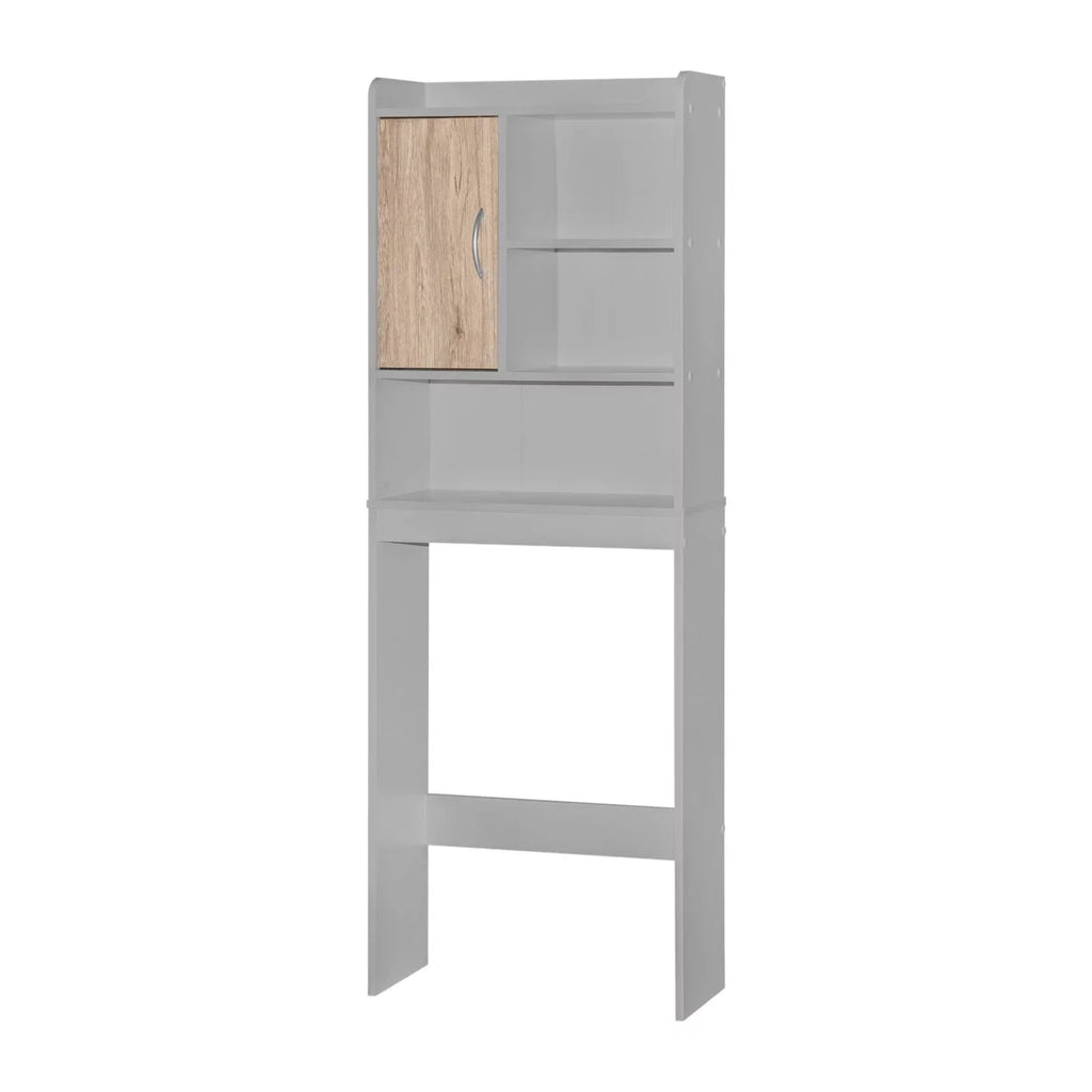Ace Over-the-Toilet Storage Cabinet Light Gray Natural Oak Q70877