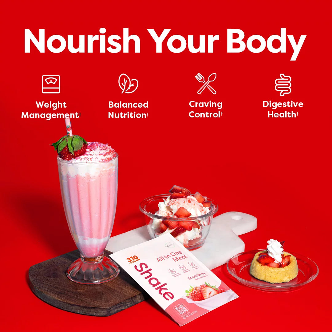 310 Nutrition All-In-One Meal Shake, Strawberry, 28 servings L944500
