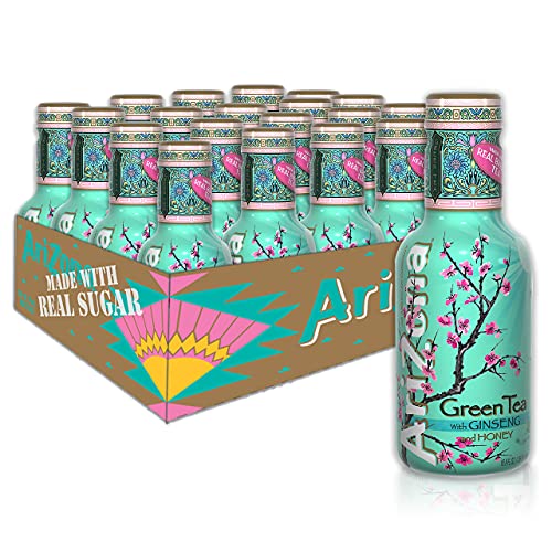 AriZona Low Calorie Diet Green Tea, 16.9 Fl Oz (Pack of 20)