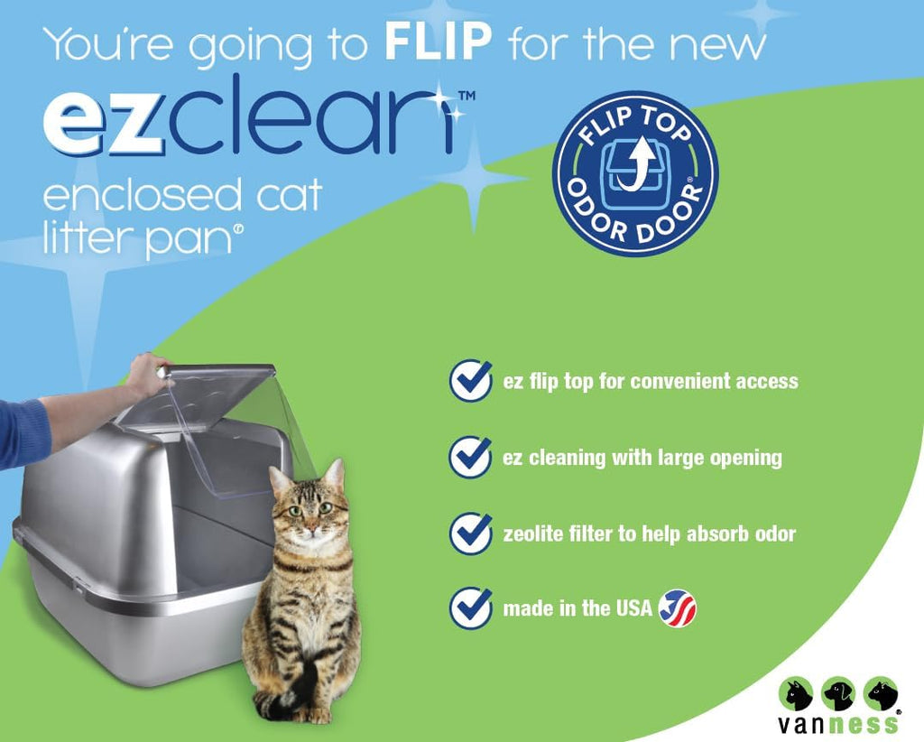 Van Ness Pets EZ Clean Jumbo Covered Cat Litter Box X219
