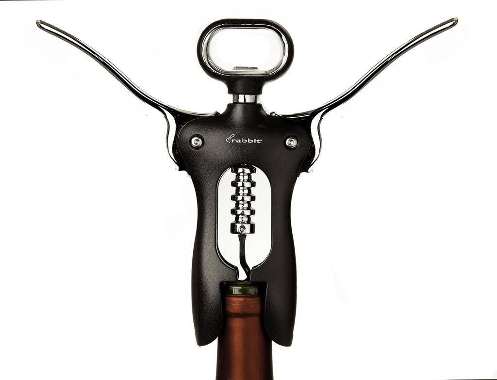 Rabbit Bar Tools Classic Wing Corkscrew, Silver C1834