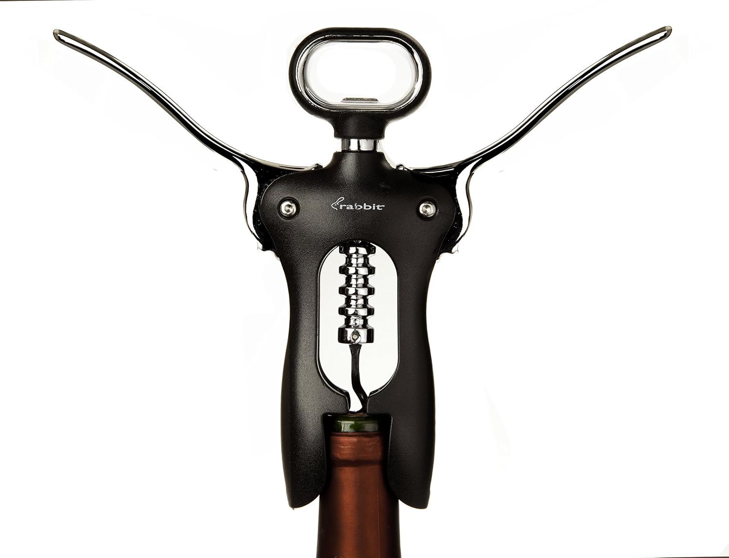 Rabbit Bar Tools Classic Wing Corkscrew, Silver C1834