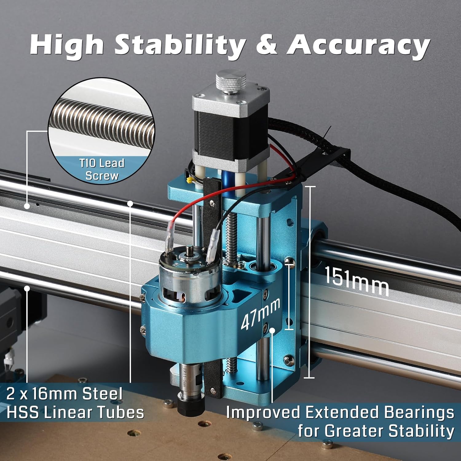 Genmitsu CNC Router Machine 4040-PRO for Woodworking Metal Acrylic Cutting Milling, 10W Laser Module with Air Assist K9090