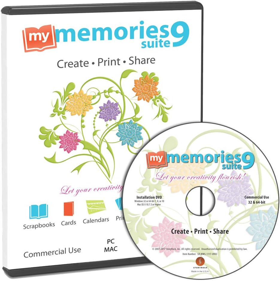 My Memories Suite 9 Digital Scrapbooking Software [Mac and PC]