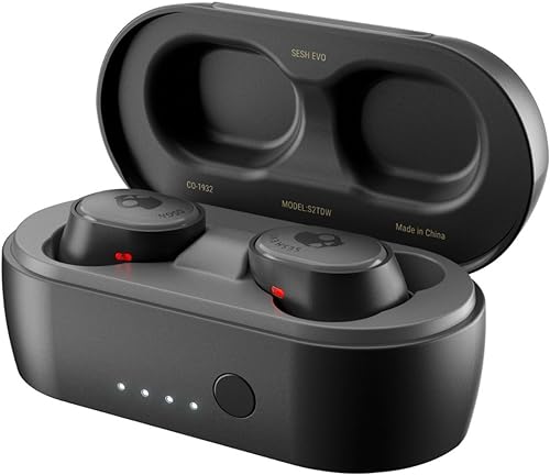 Skullcandy Sesh Evo True Wireless Earbuds with Charging Case, True Black V8463