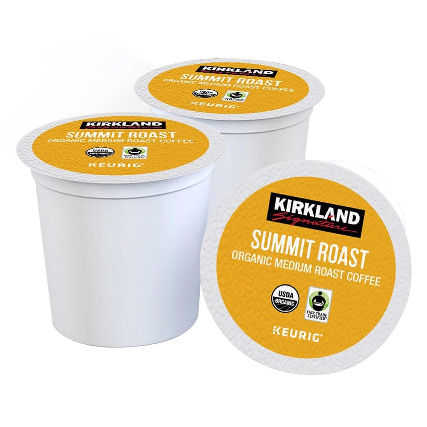 Kirkland Signature Organic Medium Blend Roast K Cup Pods, 120 Count J4023