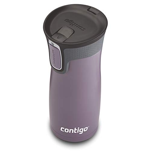 Contigo West Loop 16oz Stainless Steel Vacuum Travel Mug 2-Pack with Spill-Proof Lid L241