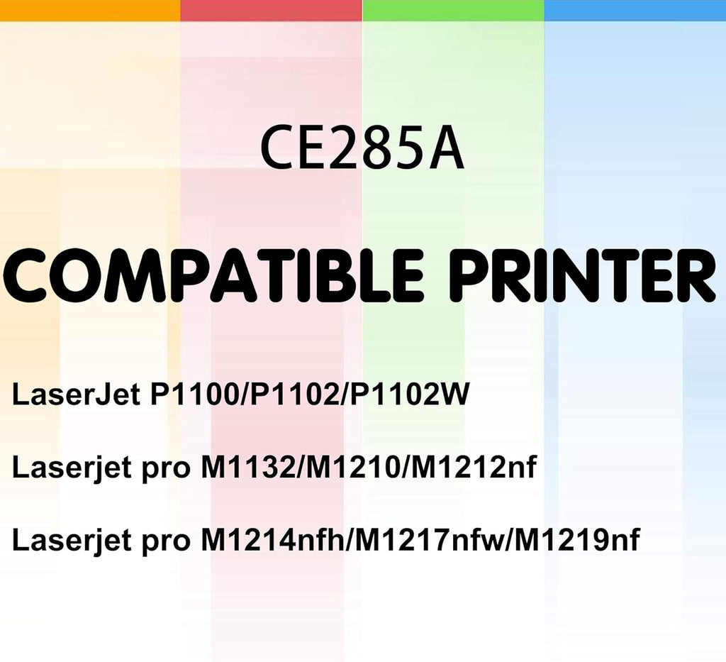GTS Compatible HP 85A 285A CE285A Toner Cartridge 2-Pack Black O958762