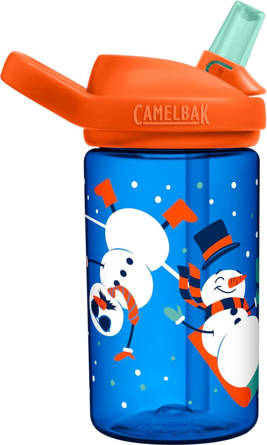 CamelBak Eddy+ 14 oz Kids Water Bottle with Straw Top, Leak-Proof W17661