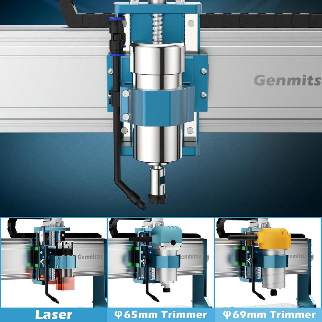Genmitsu 3030-PROVer MAX CNC Router Machine with 4th Axis Rotary Module Kit P668