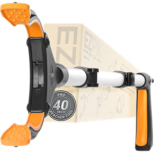 EZPIK® Folding Grabber Reacher 43 Inch + Magnets - Grabbers for Elderly Grab It Reaching Tool Heavy Duty - Trash Grabber Tool- Reacher Grabber Pickup Tool with Rotating Head and Extra Long Handle