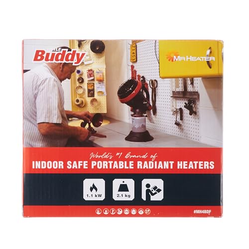 Mr. Heater Portable Buddy with Adaptor for Gas Heating Cartridge R4407