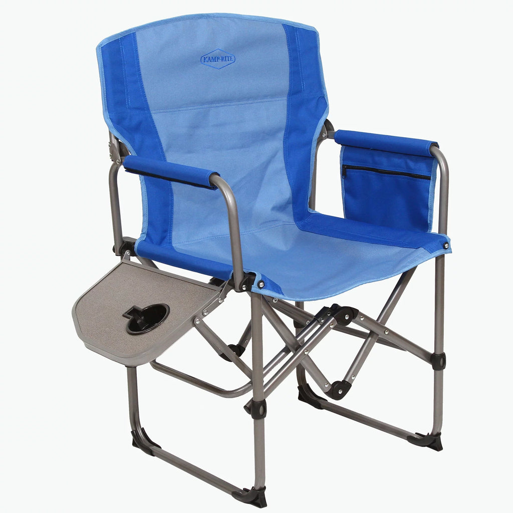 Kamp-Rite Outdoor Folding Director's Chair with Side Table P649