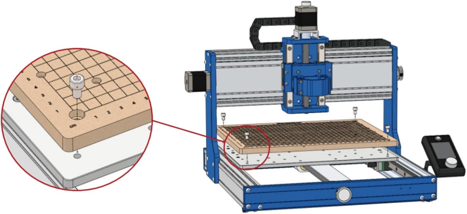 Genmitsu 3030-PROVer MAX CNC Router Machine with Linear Guide & Ball Screw Motion O820031