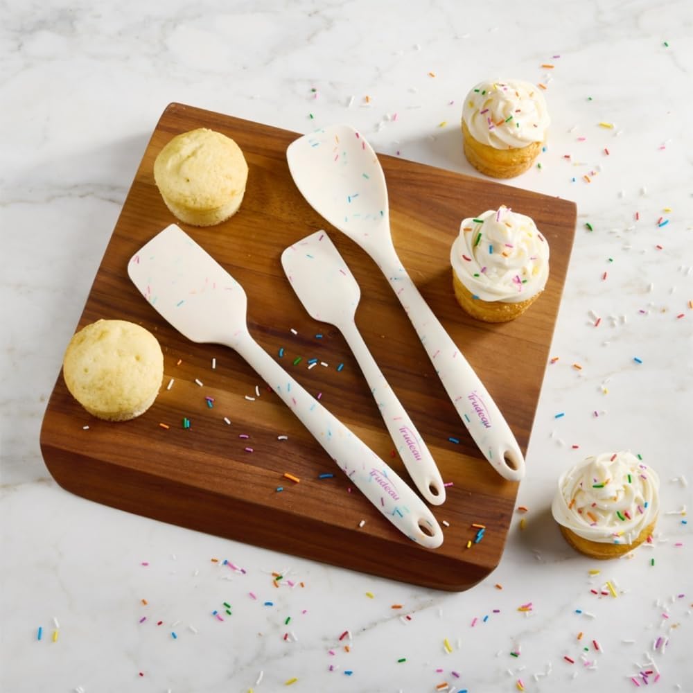 Trudeau Confetti Silicone Spatulas, Set of 3 F385