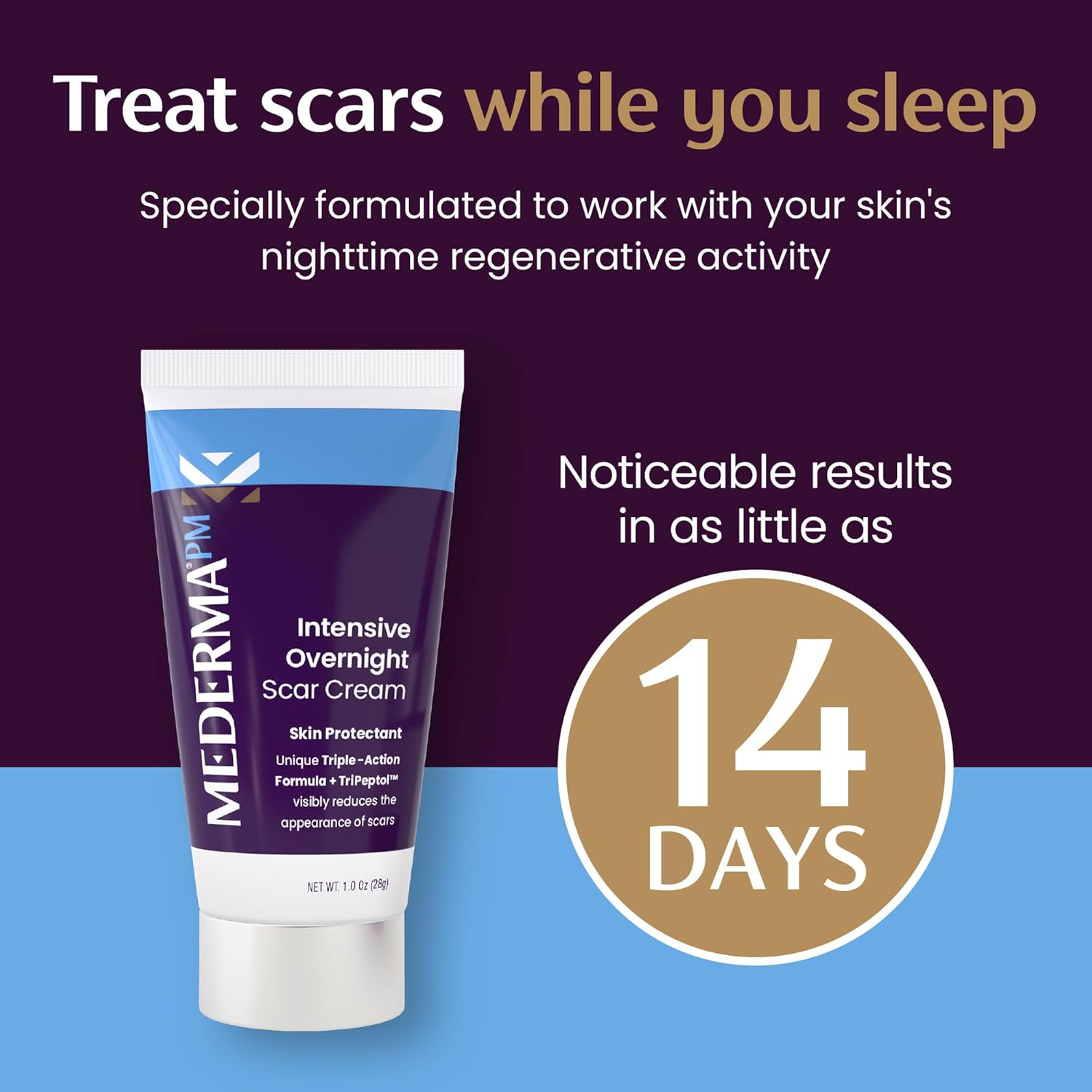 Mederma PM Intensive Overnight Scar Cream, 1.0 Oz Q57753
