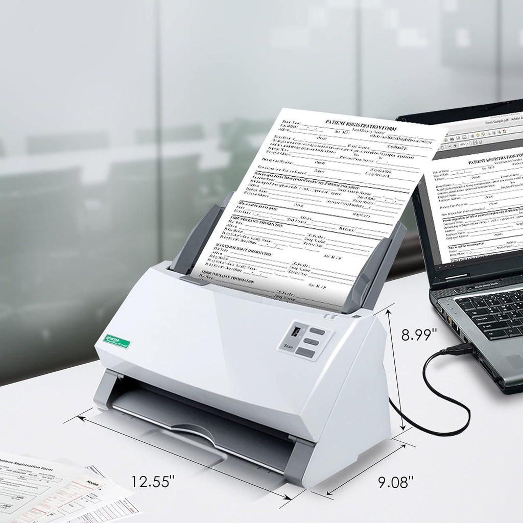 Plustek PS3140U Duplex Document Scanner for PC and Mac M198707