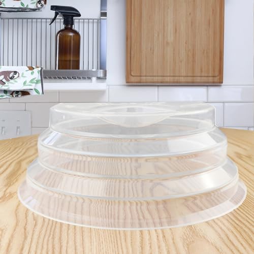 Microwave Cover for Food 2PCS, 11.5 Inch, BPA Free, Dishwasher Safe U6624