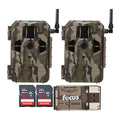 Stealth Cam Connect Cellular Trail Camera (AT&T, 2-Pack) Bundle with 32GB Ultra SDHC UHS-I Memory Card (100MB/s, 2-Pack) and All-in-One High-Speed Card Reader (5 Items)