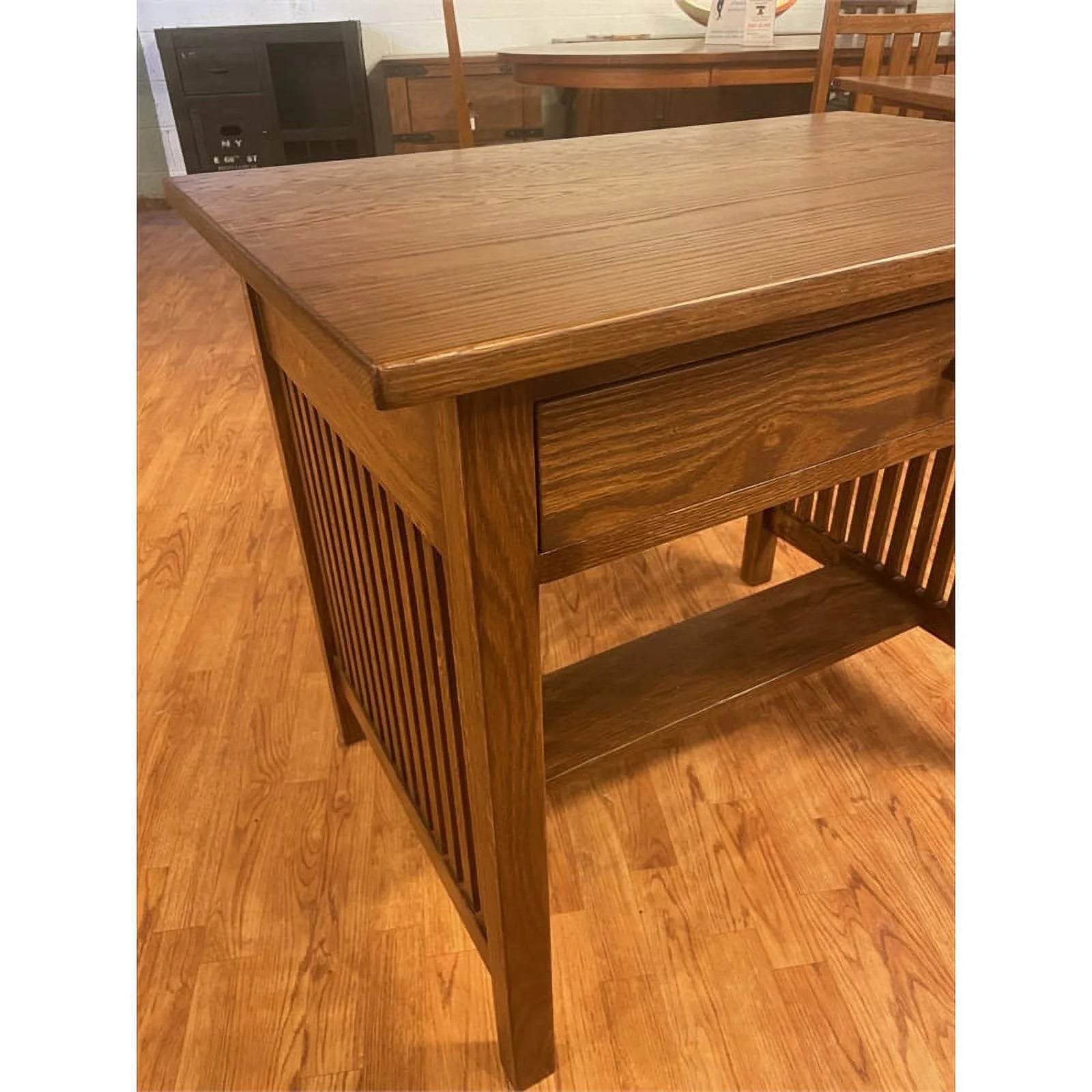 Crafters and Weavers 36" Wood Writing Desk in Walnut Q9798