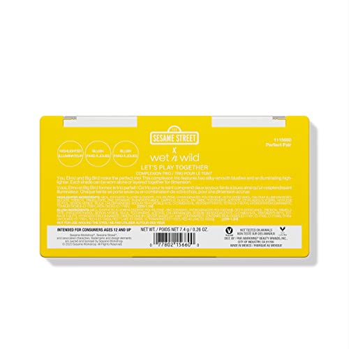 wet n wild x Sesame Street Complexion Trio, Perfect Pair A69319