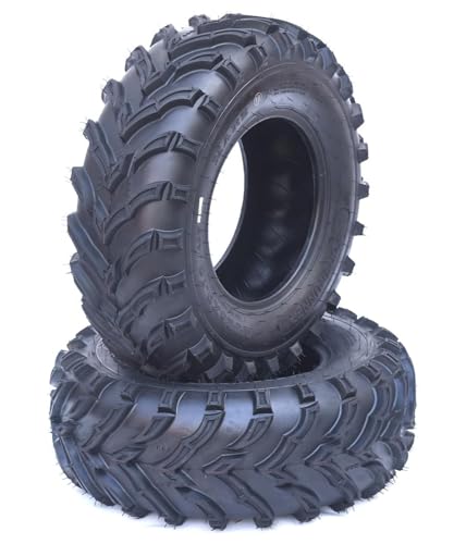 25x8x12 ATV Tires, Set of 2 ATV Tires 25x8-12 6PR, All Terrain ATV/UTV Off-Road Tires (Set of 2, Tubeless)