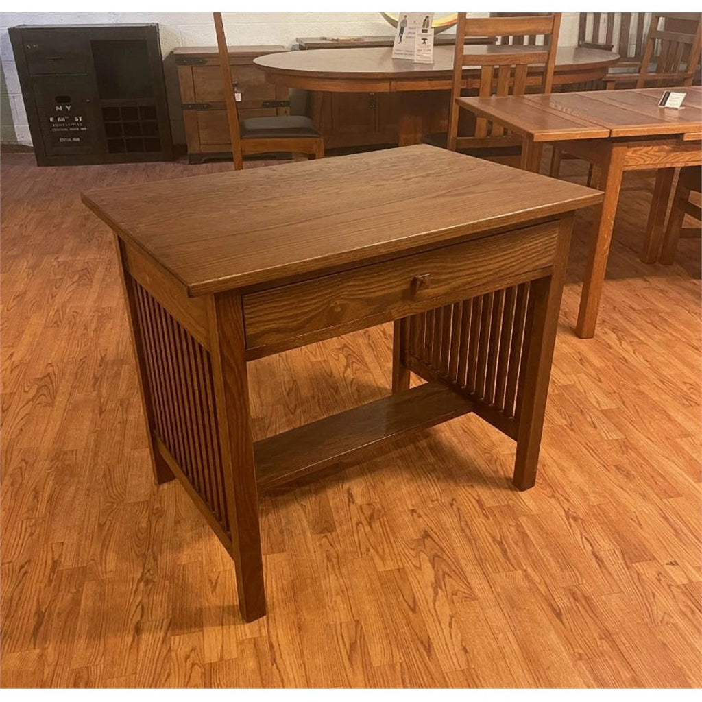 Crafters and Weavers 36" Wood Writing Desk in Walnut Q9798