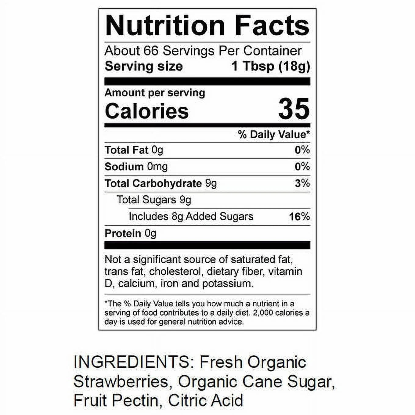 Kirkland Signature Organic Strawberry Spread 42 Ounce U6076
