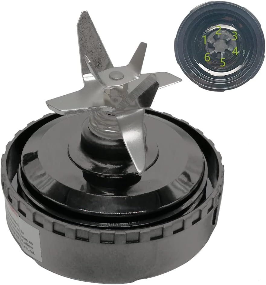Replacement blade for Nutri Ninja Blender BL660 30/BL660B 30& BL740 30, 2.5" six fins on bottom of Blade Assembly For Ninja Professional Blender BL663 BL663CO 30 / BL660WM 30/ BL740 30/BL665Q 30