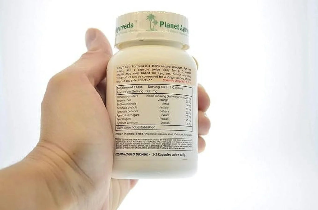 Planet Ayurveda GAIN MASS MEN 60 Tablets Weight Gainer Formula D8209