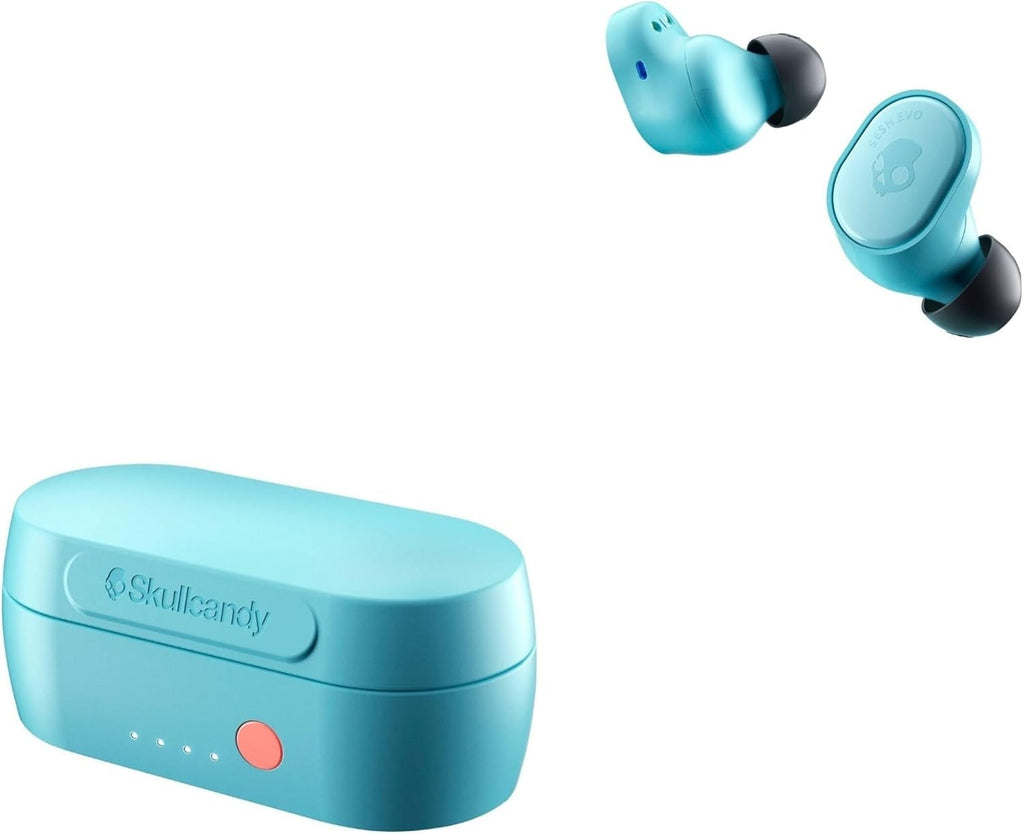 Skullcandy Sesh Evo True Wireless Earbuds with Charging Case (Bleached Blue) U688