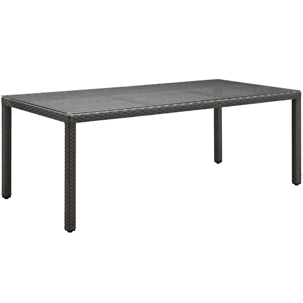 Modway Sojourn 9 Piece Outdoor Patio Dining Set in Canvas Gray I1244