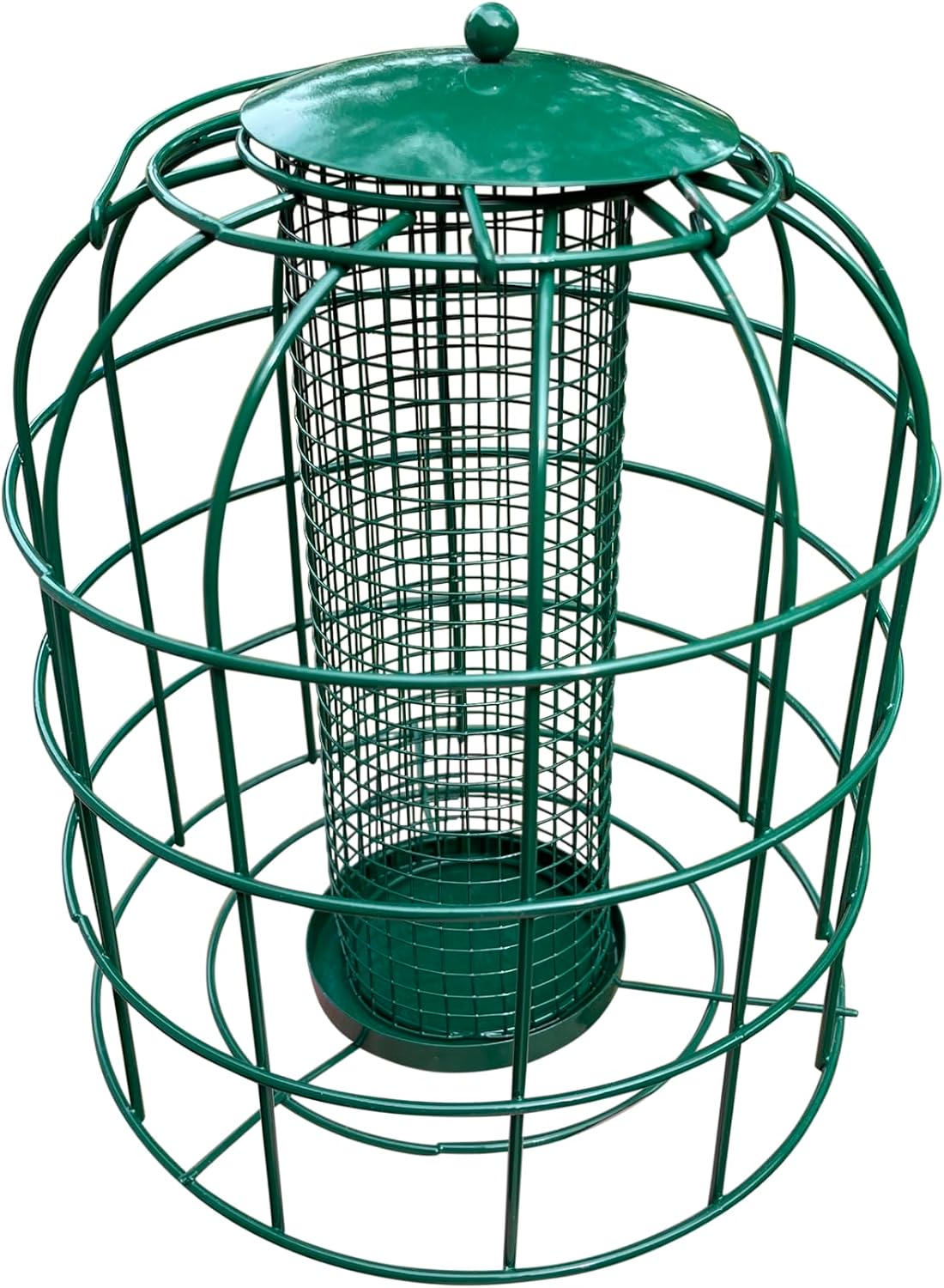 Garden Guru Squirrel Proof Bird Feeder – Caged Mesh Hanging Feeder for Small Wild Birds A397810