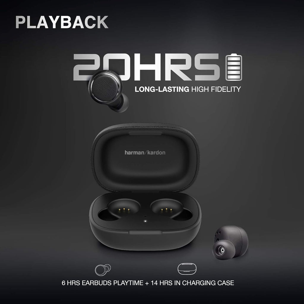 harman/kardon Fly True Wireless Headphones Black (Renewed) R7558