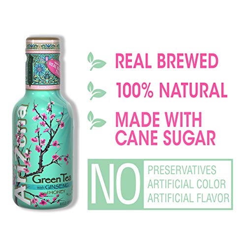 AriZona Low Calorie Diet Green Tea, 16.9 Fl Oz (Pack of 20) P267