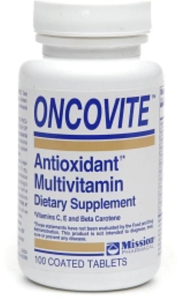 Oncovite Antioxidant Multivitamin, Coated Tablets 100 ea (Pack of 4)