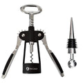 HiCoup Wine Opener - Wing Corkscrew Beer and Wine Bottle Opener w/Winged Grip and Stopper - Easy to Use