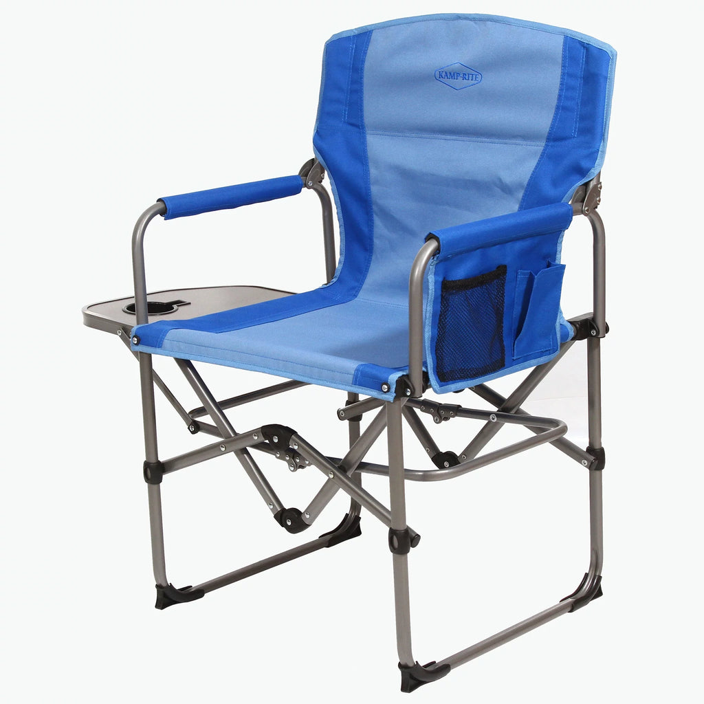 Kamp-Rite Outdoor Folding Director's Chair with Side Table P649