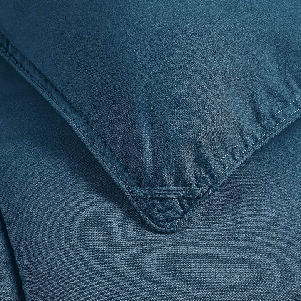 Chezmoi Collection Teal Down Alternative Comforter Queen 3-Piece Set J62383