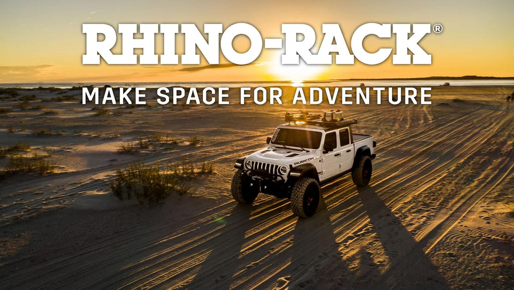 Rhino Rack Pioneer Roof Rack Kit for Toyota Tundra Crewmax 2022+, Aluminum, Black B5317