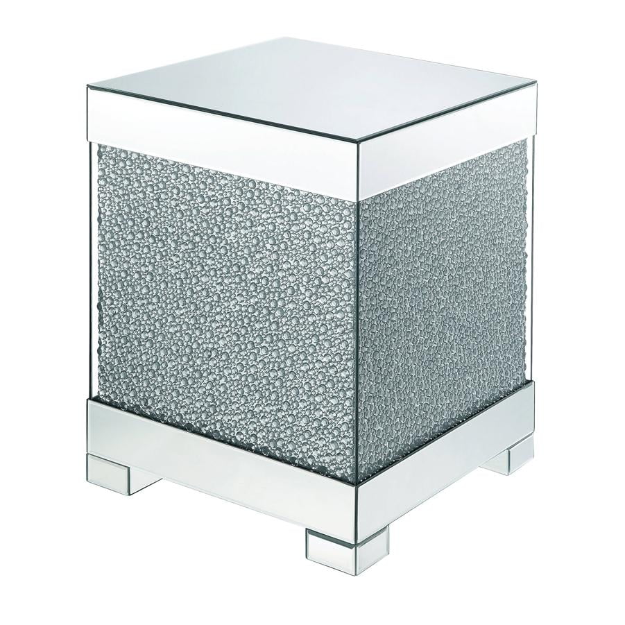Acme Mallika Mirrored Faux Crystals Coffee Table & 2 End Tables W957