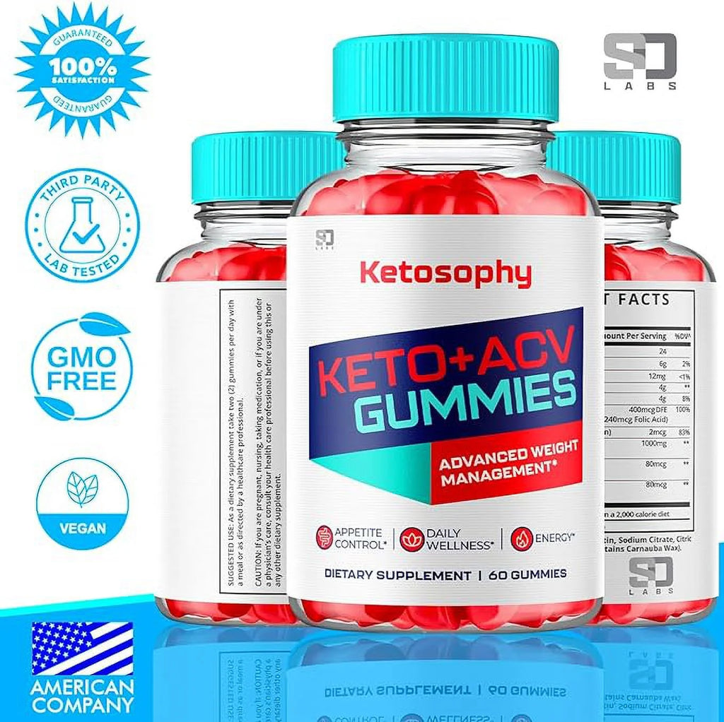 Ketosophy ACV Keto Gummies, 60 Count L27376