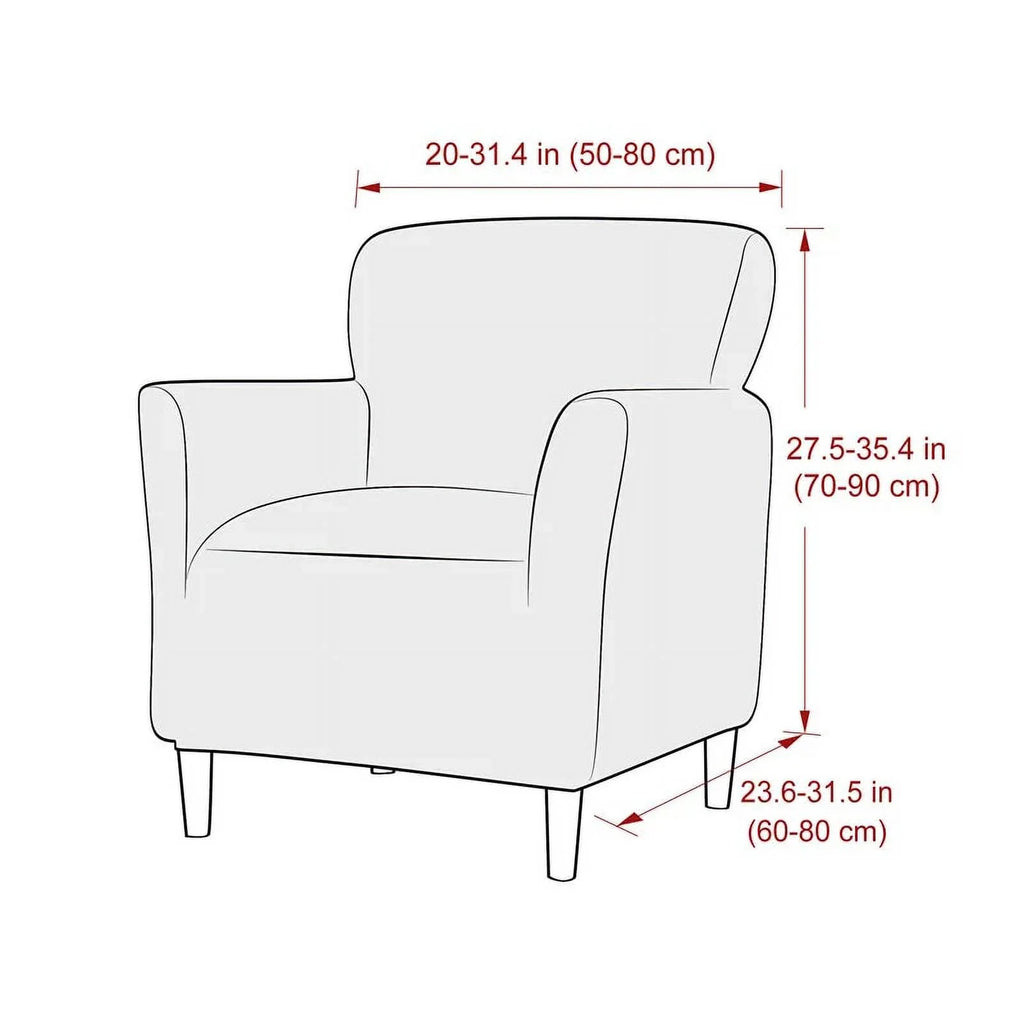 Waterproof Stretch Armchair Slipcover Solid Furniture Protector T560
