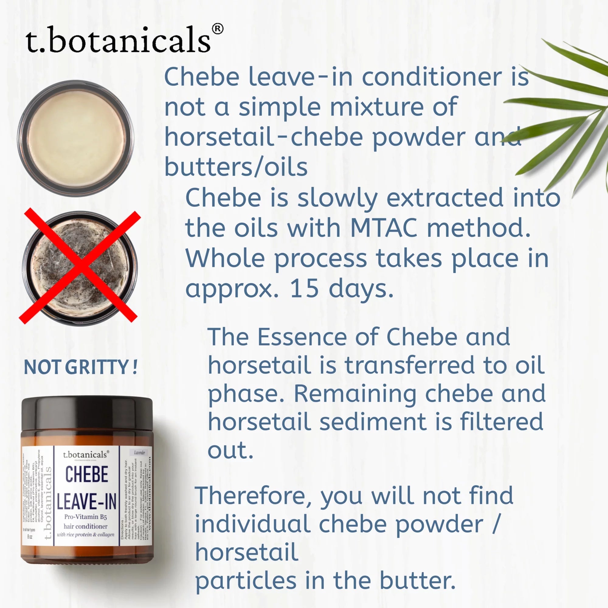 Chebe Leave In Conditioner with Provitamin B5, Chebe Butter & Oil, 8 oz L69575