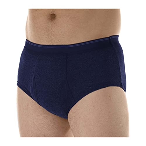 Wearever Incontinence Underwear for Men, Reusable Washable Briefs, Maximum Absorbency, Pack of 3, Small H6337