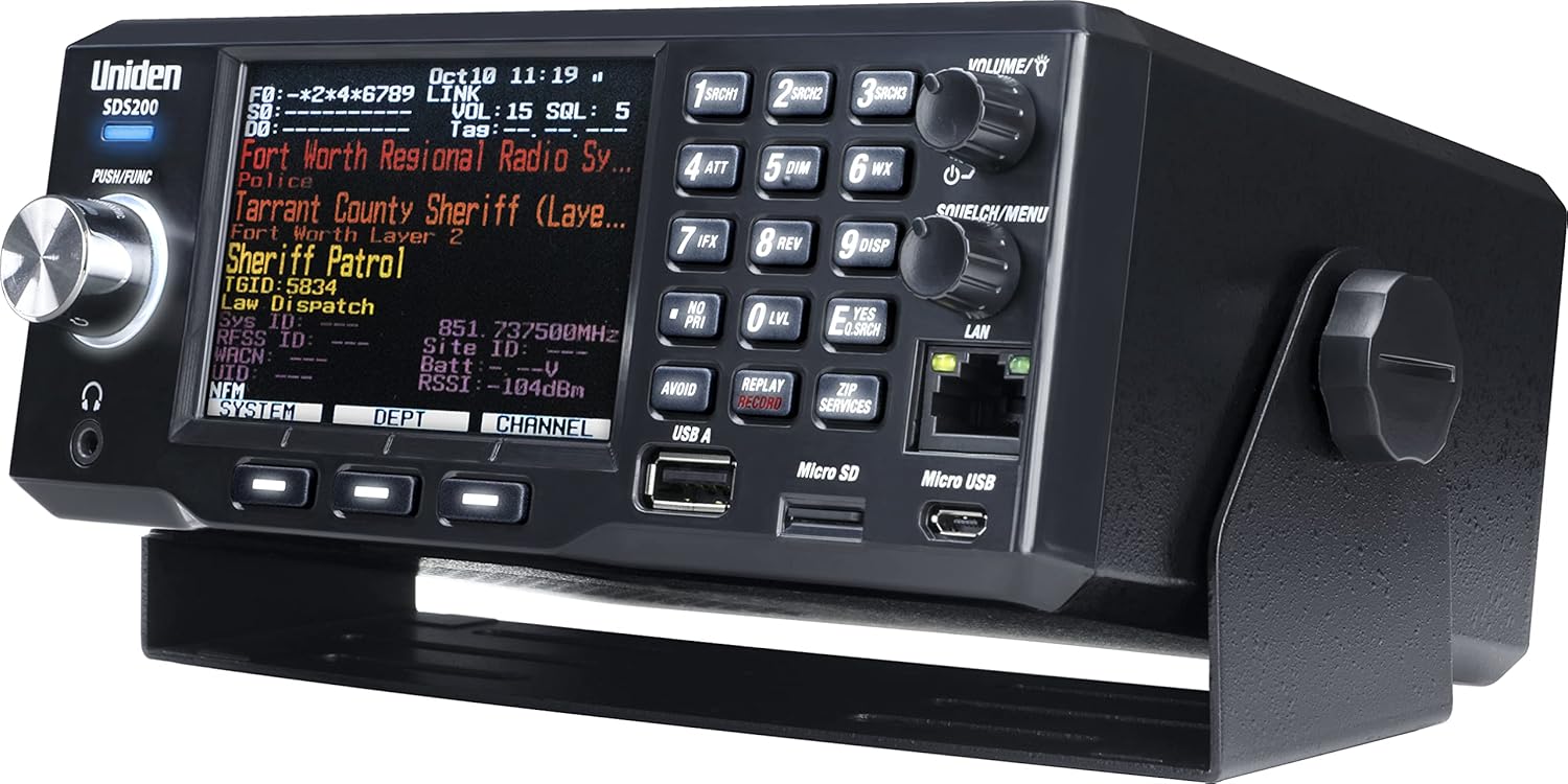 Uniden SDS200 True I/Q TrunkTracker X Base/Mobile Digital Scanner G71703
